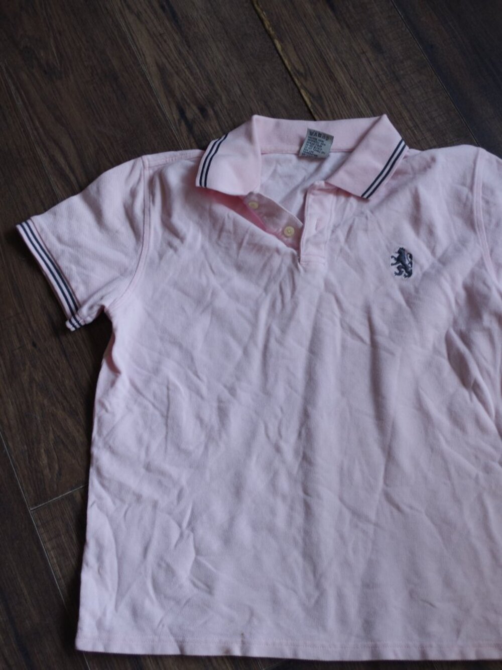Ladies Polo Pink Shirt By Doublorquit